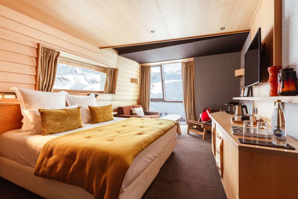 A bedroom at Altapura, Val Thorens, Les Trois Vallées, France