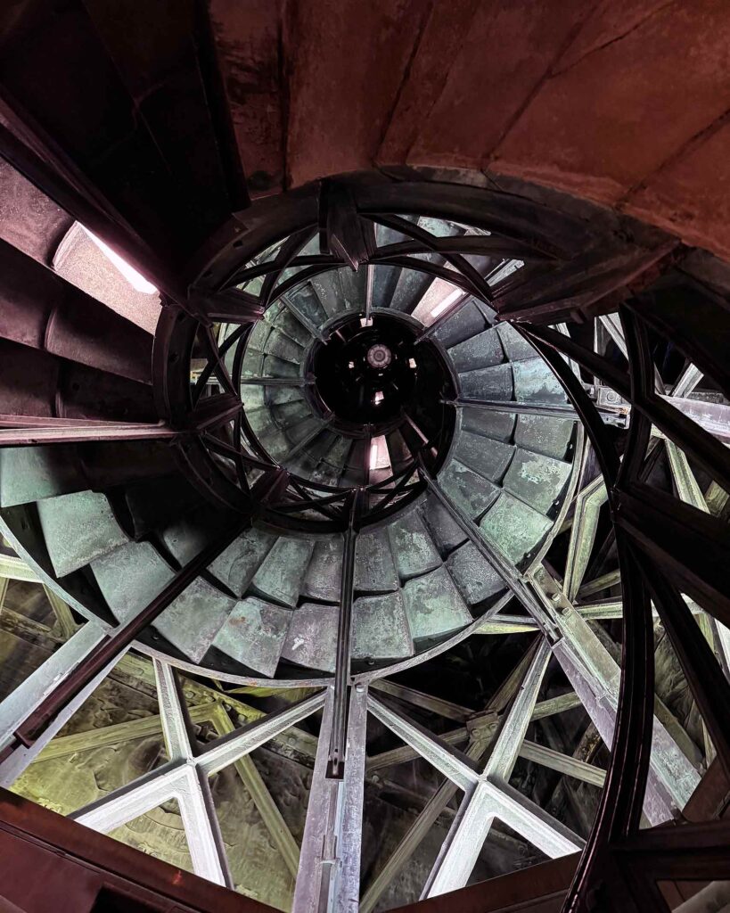 A staircase in Paris, France