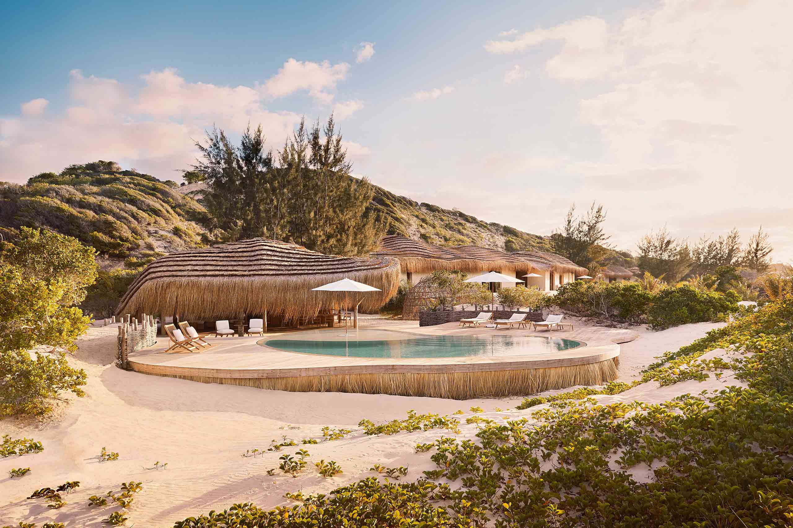 A pool at Kisawa Sanctuary, Benguerra Island, Mozambique