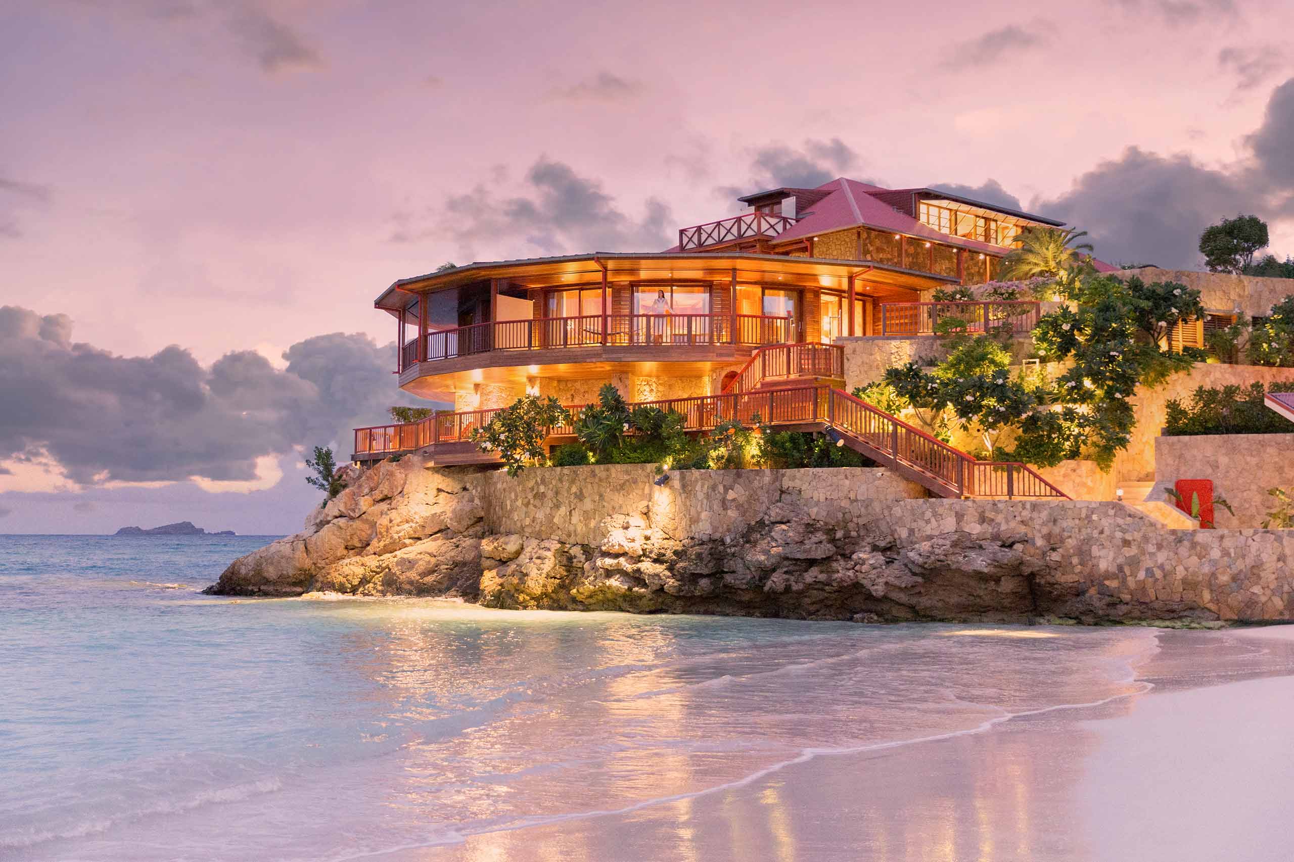 Sunset at Eden Rock St Barths, St Barts