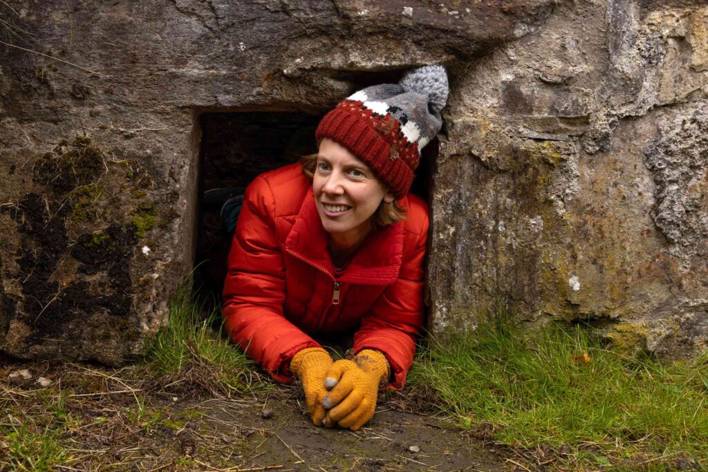 A traveller with a cognitive disability in Scotland on a trip with Go Beyond Holidays, founded by Ian Callen