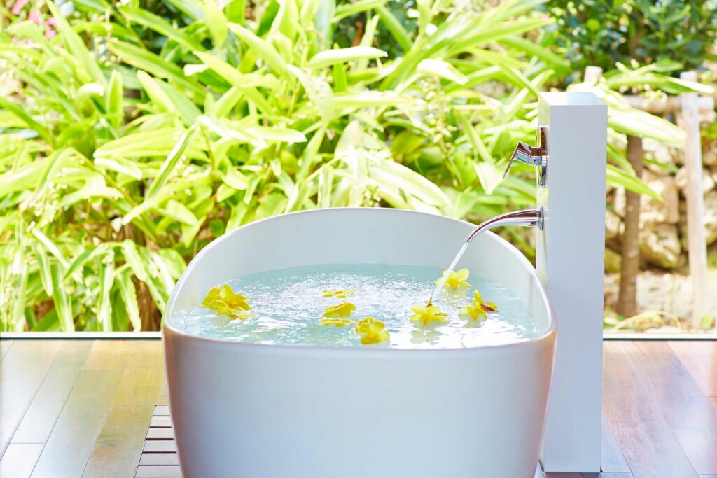 Bathtub in Okinawa, Japan