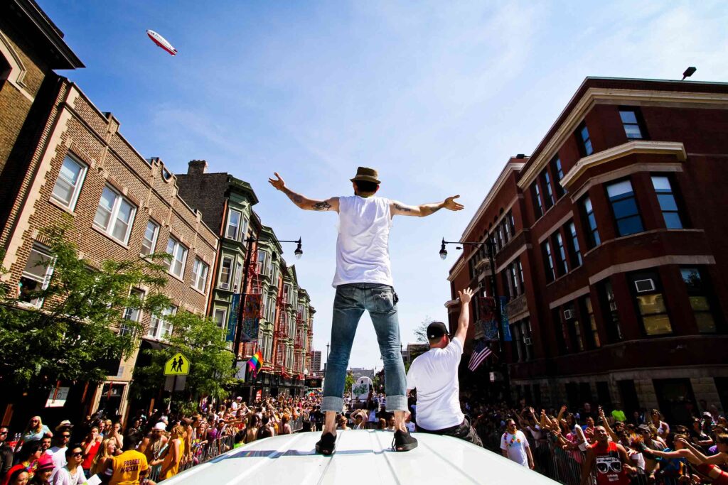 Northalsted Market Days, one of the largest street festivals in the country and celebrates Chicago, Illinois gaybourhood