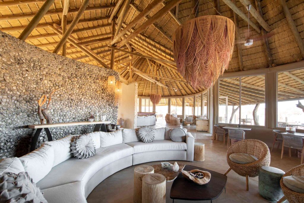 Communal areas at Little Kulala, Sossusvlei, Namibia