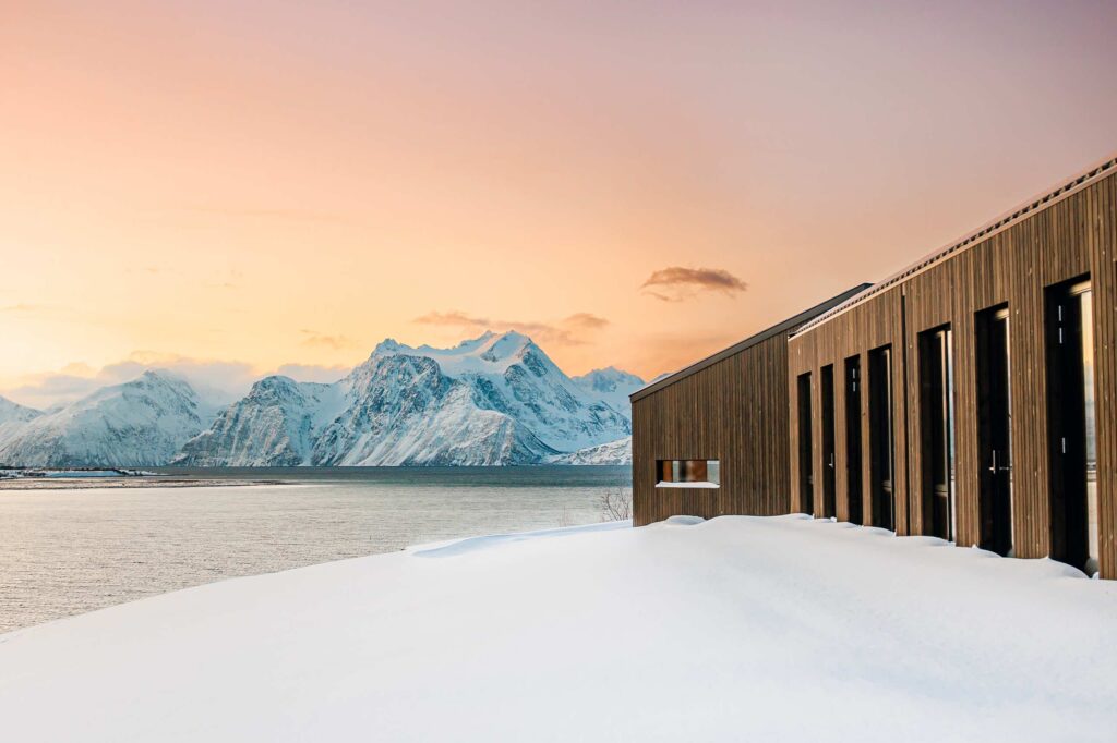 Exterior view of Lodge Havnnes in Norway