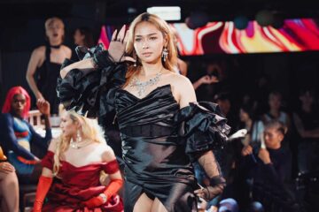 Mother Yujene Versace, the queen of Bangkok ballroom works the crowd