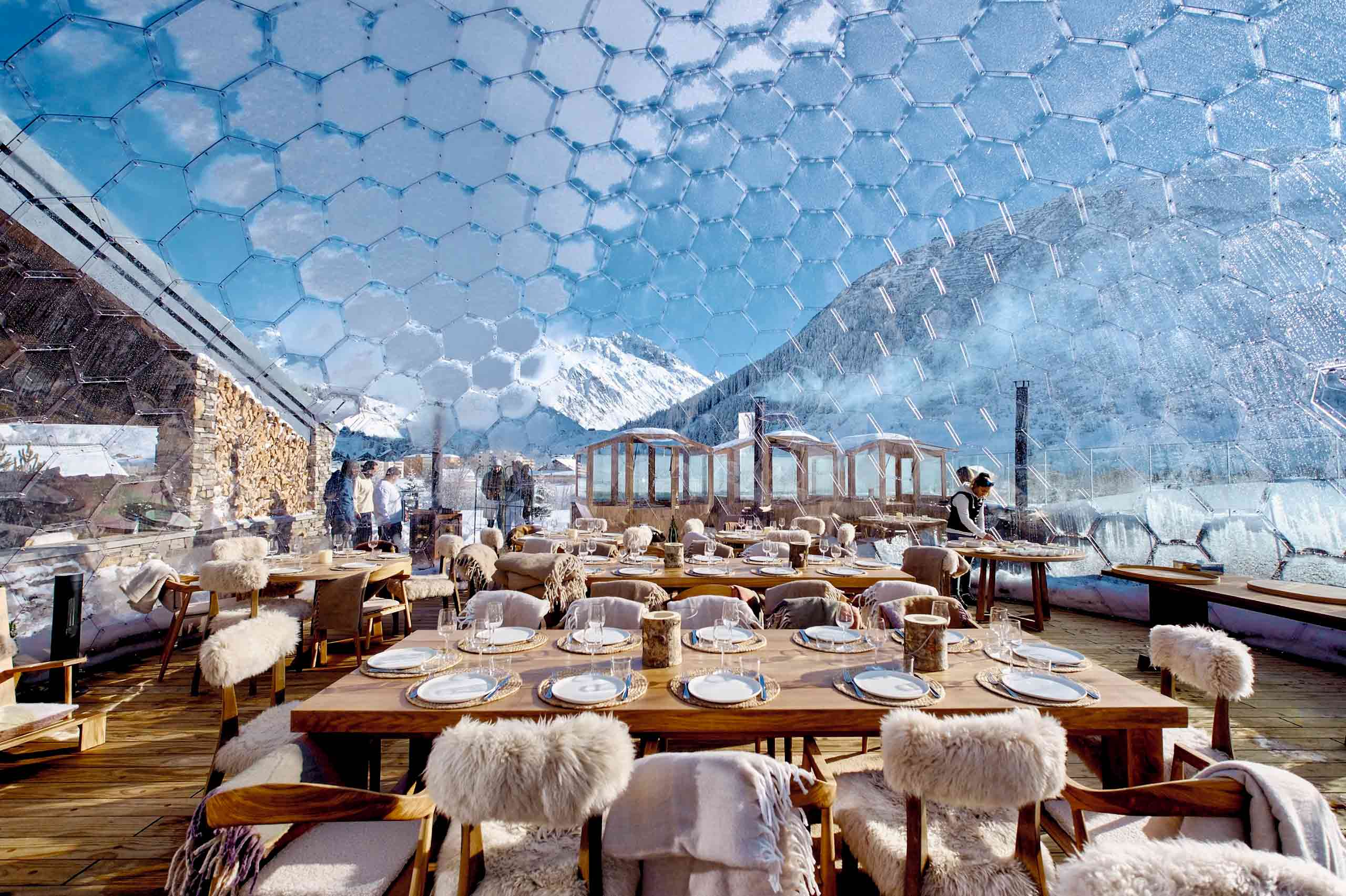 Inside the Cotton Club in Andermatt, Switzerland