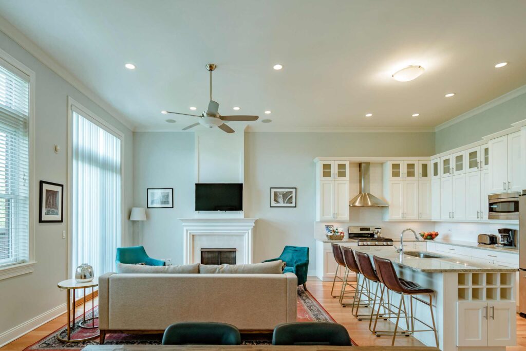 Apartment room at The Guesthouse Hotel Chicago, Illinois, USA