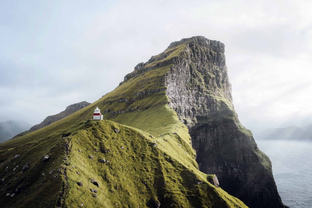 A remote lighthouse in the Faroe Islands, one of many rewarding, alternative destinations in Europe