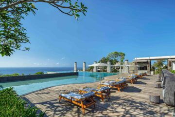 Main pool at Umana Bali, LXR Hotels & Resorts, Uluwatu, Bali, Indonesia
