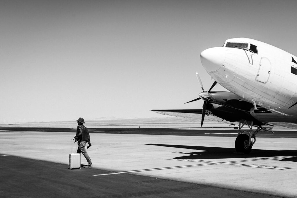 Dakota DC3 aircraft by White Desert Dr. Jones Collection