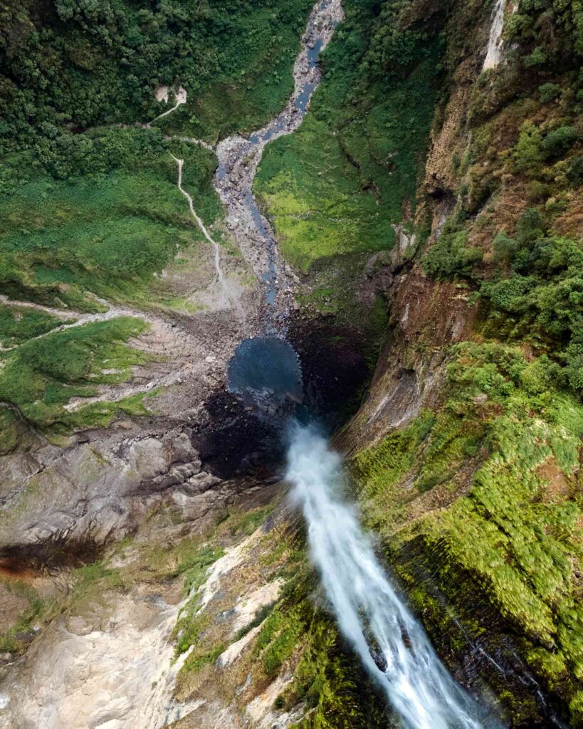Gocta waterfall in Peru